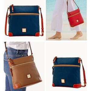 Dooney & Bourke Pebble Grain Crossbody Navy